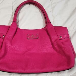 Kate Spade Pink Leather Tote Bag